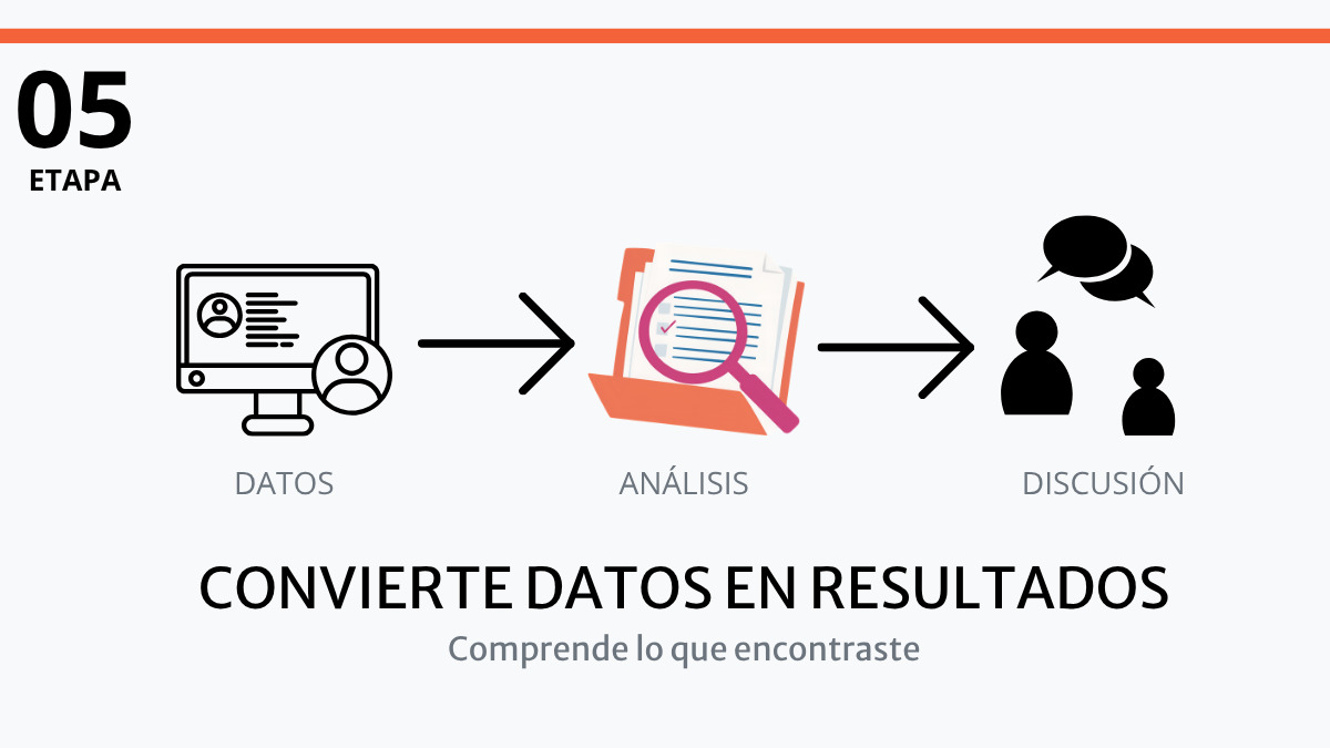 Etapa 05: análisis, interpretación y discusión de resultados